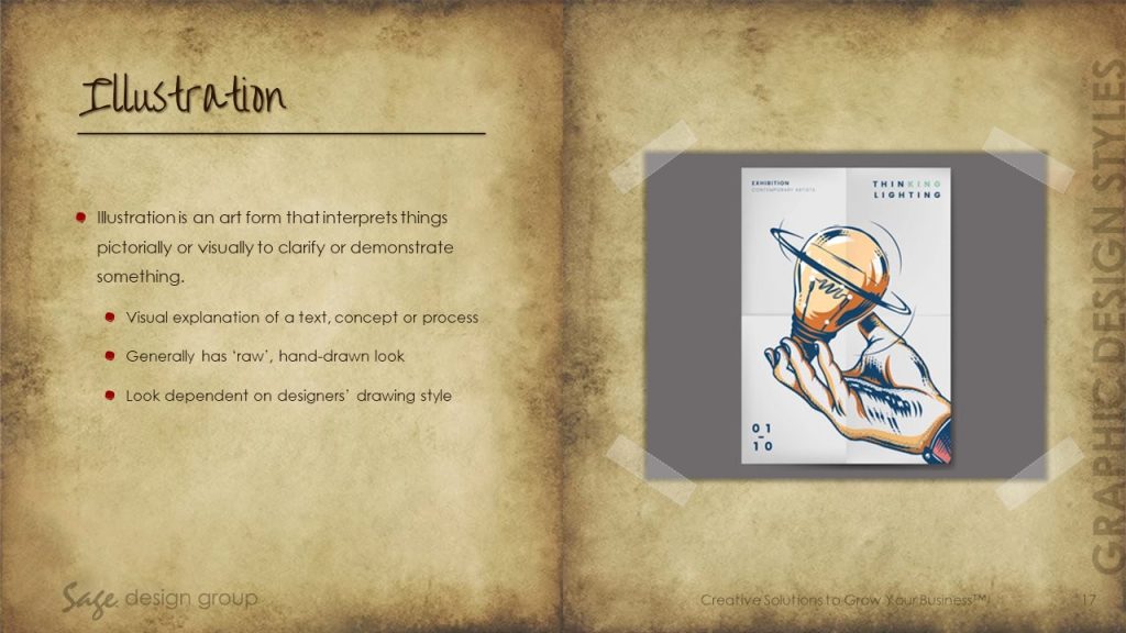 Illustration - Graphic Design Styles - Sage Design Group - Annette Sage, CEO