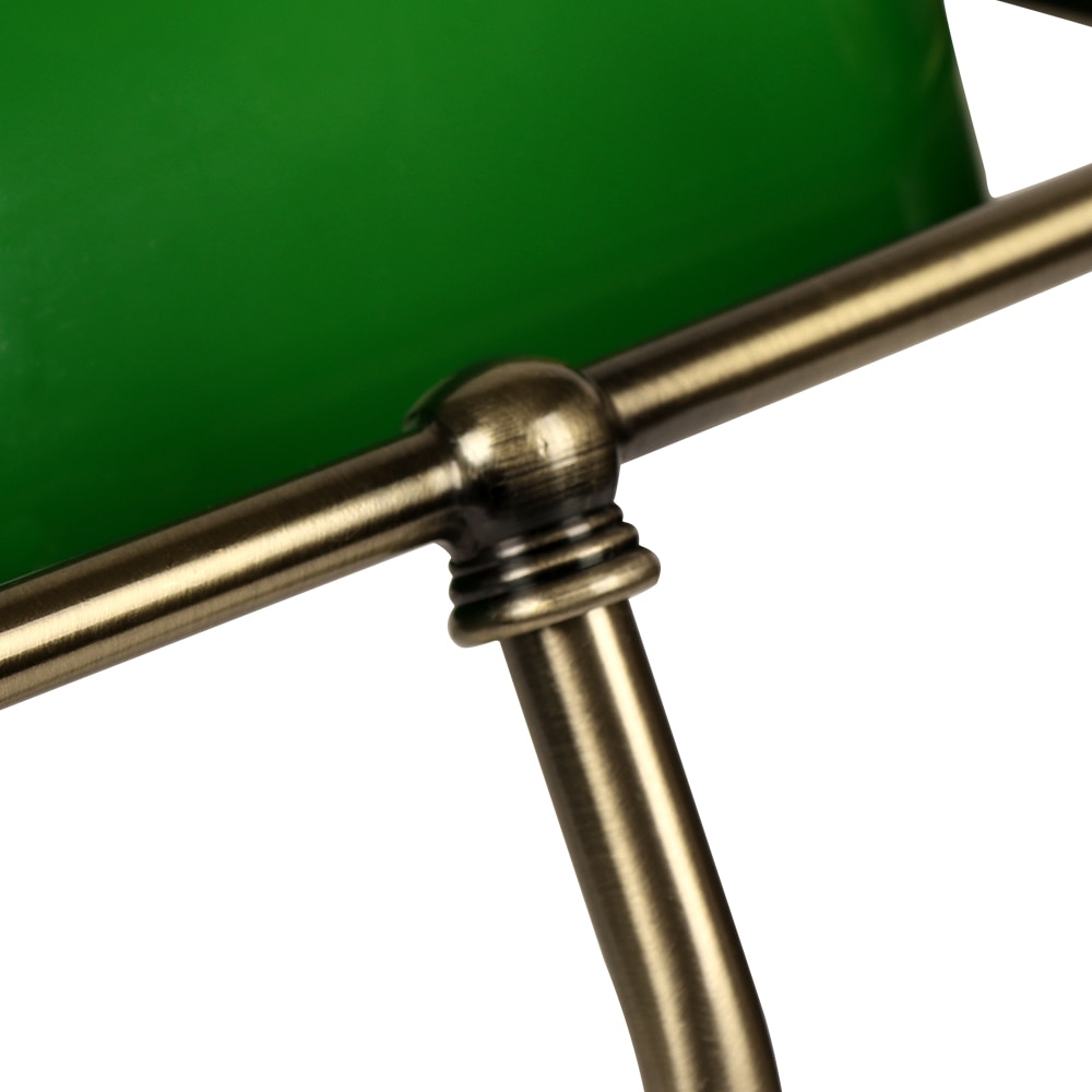 Vintage Banker Table Lamp - Green - Sage Design Group - Annette Sage, CEO