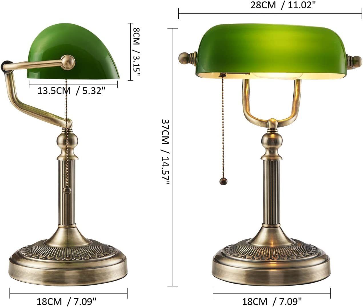 Vintage Banker Table Lamp - DREAMSPACE™ - Annette C. Sage, CEO Vintage Banker Table Lamp - Sage Design Group - Annette Sage, CEO