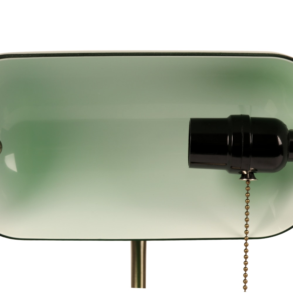 Vintage Banker Table Lamp - Green - Sage Design Group - Annette Sage, CEO